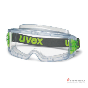 Очки защитные закрытые с непрямой вентиляцией с прозрачной линзой из ацетата СА UVEX Ультравижн 9301714. Артикул: 10189. Цена от 1 830 р.