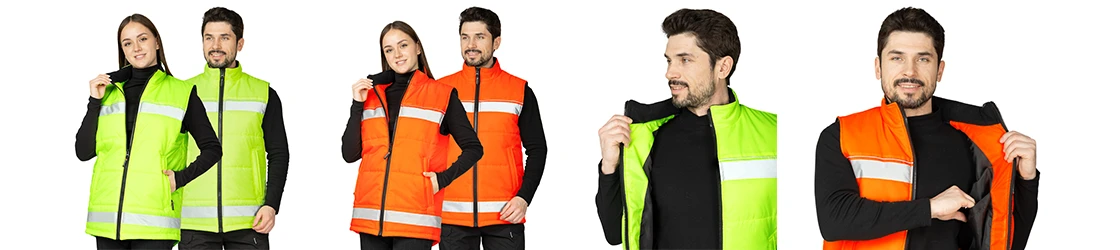 Утепленные жилеты Хайвиз от ПРАБО — для работы и активного отдыха