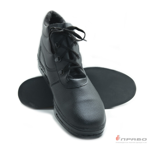 Ботинки юфтевые для асфальтоукладчика чёрные. Артикул: Бот20. #REGION_MIN_PRICE# в г. Екатеринбург