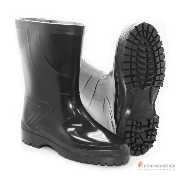 Сапоги мужские ПВХ «Sardonix 166-03» чёрные (28 см). Артикул: Пвх157. #REGION_MIN_PRICE# в г. Екатеринбург