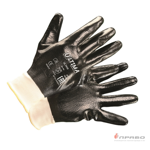 Перчатки нейлоновые с полным нитриловым покрытием Ultima ULT830. Артикул: 11730. #REGION_MIN_PRICE#