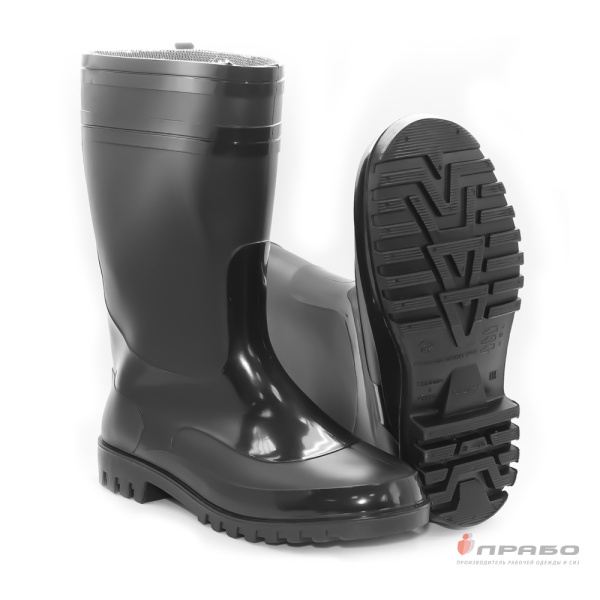 Сапоги мужские ПВХ «Sardonix 165-01» чёрные (30 см). Артикул: Пвх158. #REGION_MIN_PRICE# в г. Екатеринбург