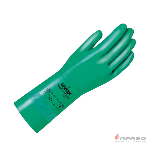 Перчатки химстойкие нитриловые «UVEX Профастронг NF33». Артикул: 10088. #REGION_MIN_PRICE#